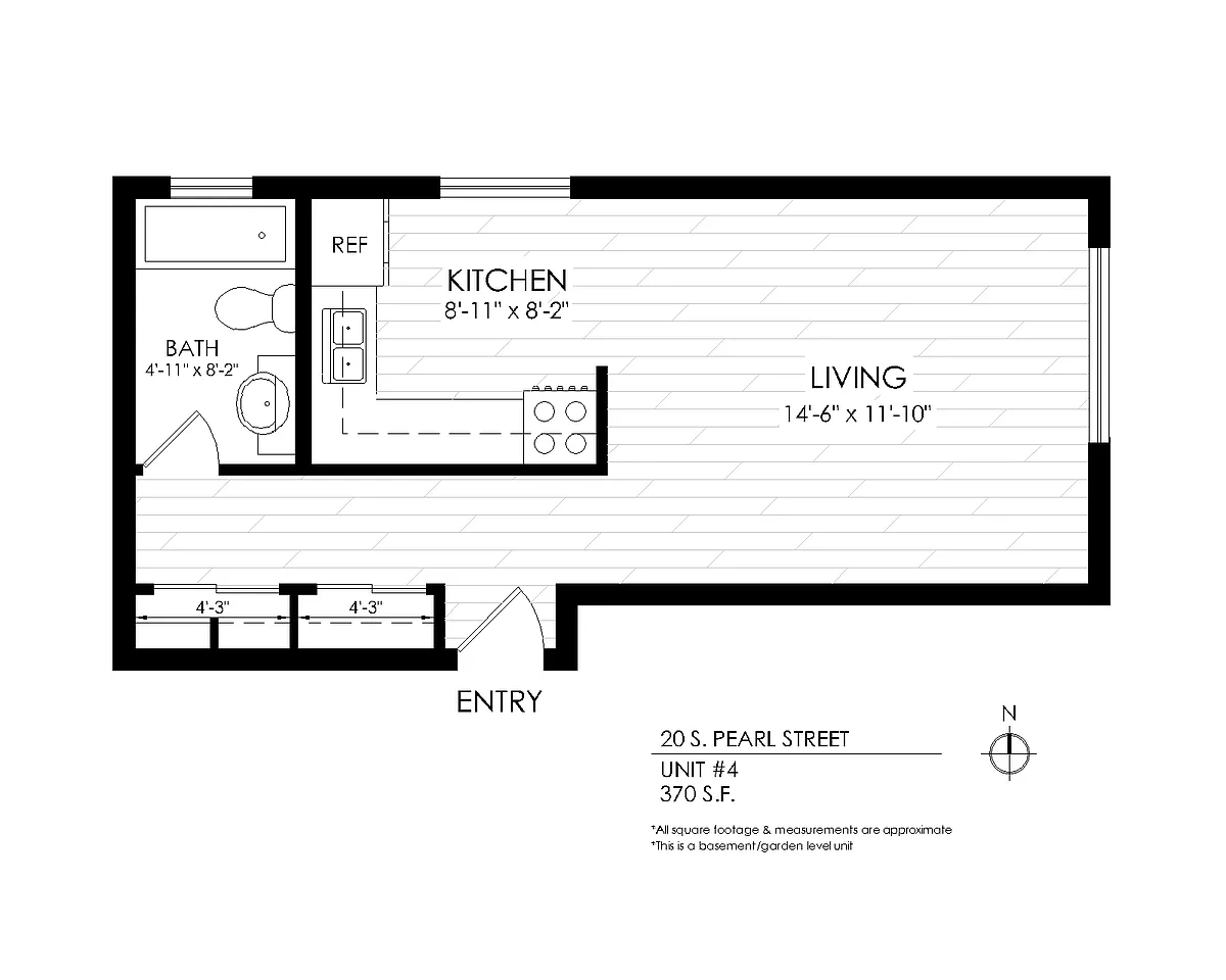 Floor plan Studio