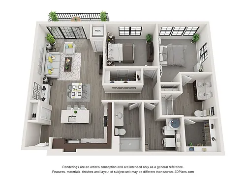 Floor plan B2
