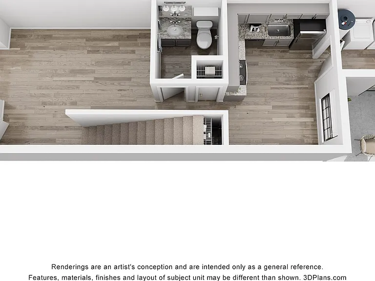 The Randolf, 3D Unfurnished First Floor The Randolf, 3D Unfurnished First Floor