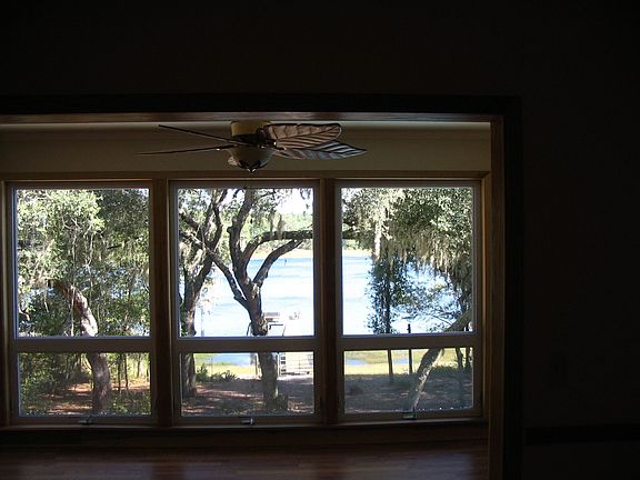 View from Sunroom to Lake