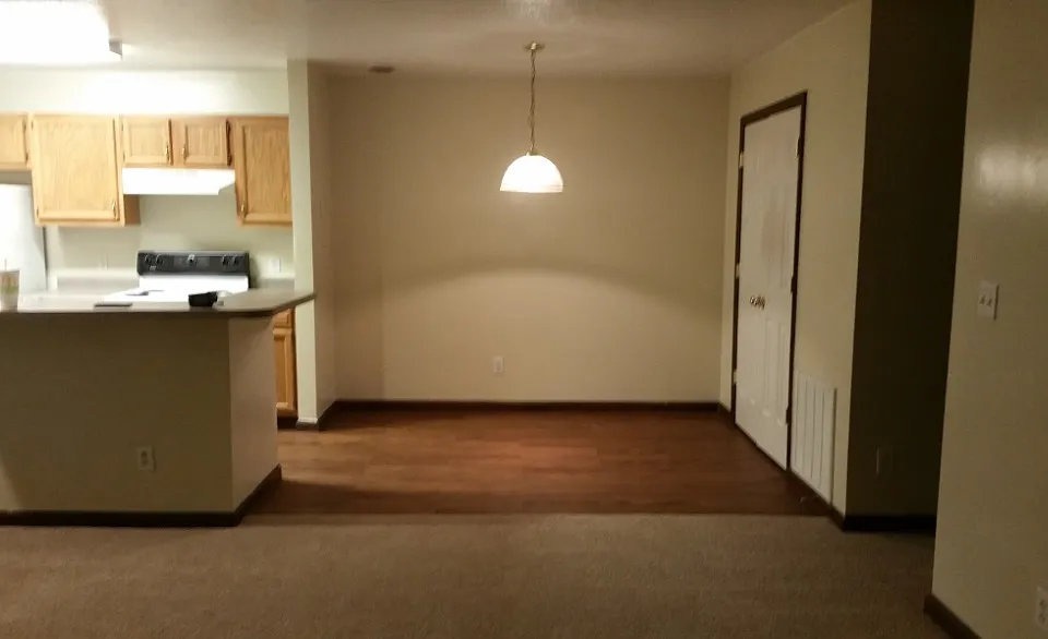 dining and kitchen from livingroom