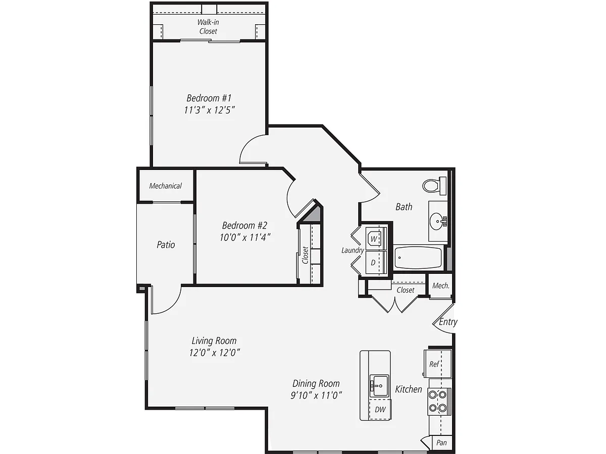 Floor plan B1