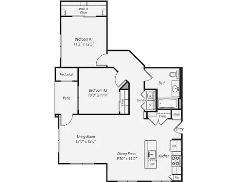 Floor plan B1