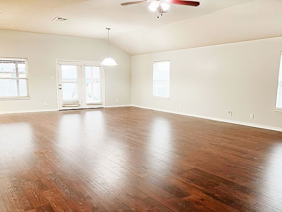Large living and dining area