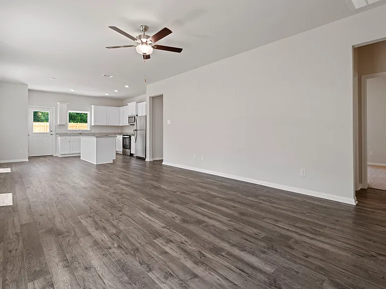 Spacious family room.