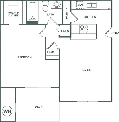 Augusta Classic | 1 bed 1 bath | 680 sq ft Augusta Classic | 1 bed 1 bath | 680 sq ft