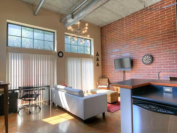 Living Area & Kitchen