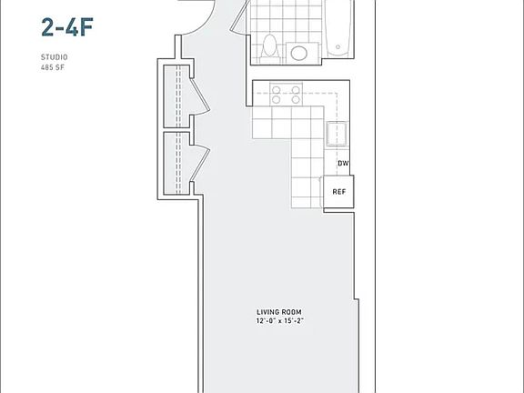 2nd image of 537 W 27th St APT 2F