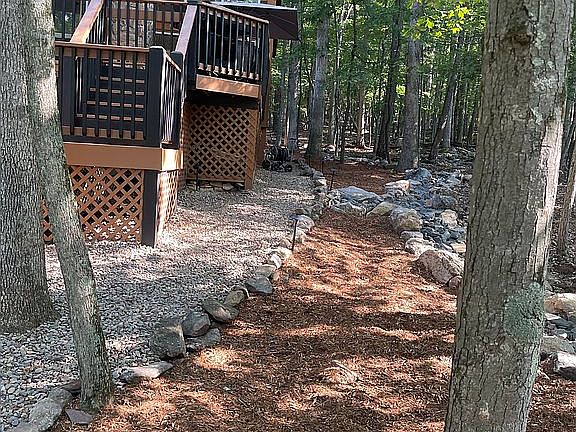 Pathway right, dry creek