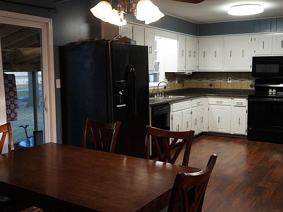 Freshly painted cabinets