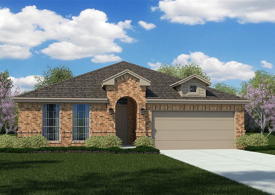 D.R. Horton's-The Maple floorplan Elevation D. All photos shown here may not depict the specified home & features included are for illustration purposes only.