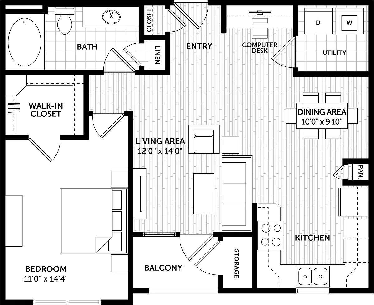 Floor plan 1ER