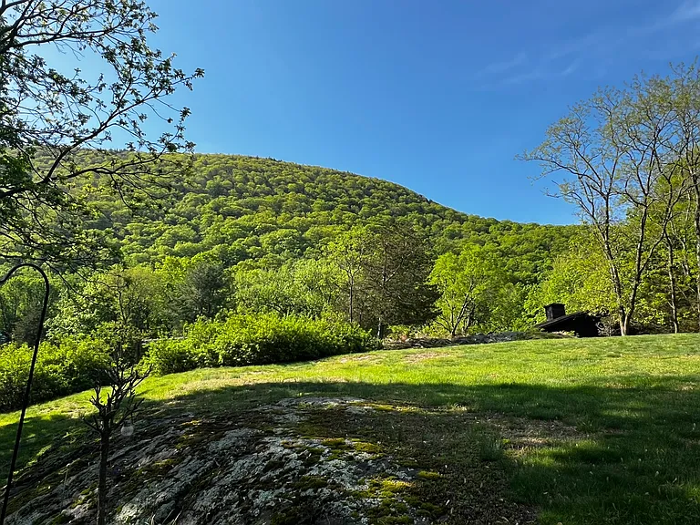 View from the bedroom window and front porch.