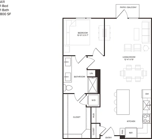 Floor plan A11