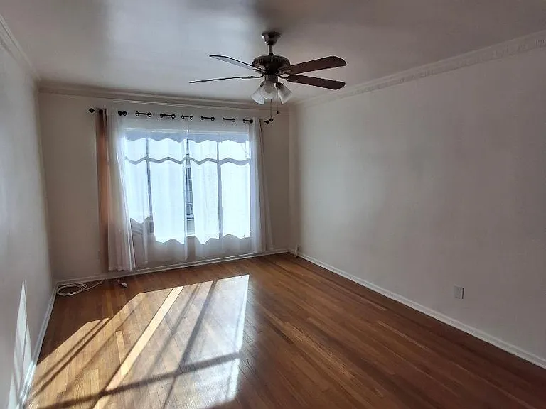 Living Area, original hardwood floors