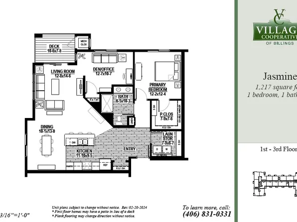 Jasmine Plan, Village Cooperative of Billings (Active Adults 62+)