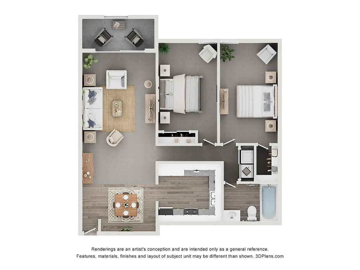 Floor plan The Monroe