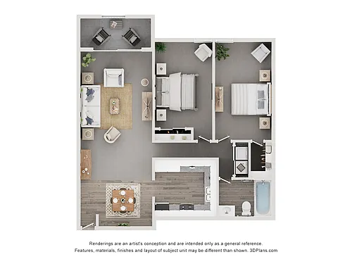 Floor plan The Monroe