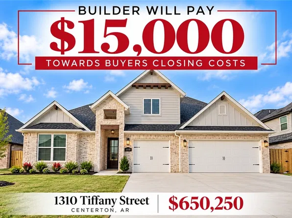 1310 Tiffany St, Centerton, AR 72719