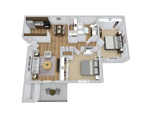 Floor plan 2 Bedroom
