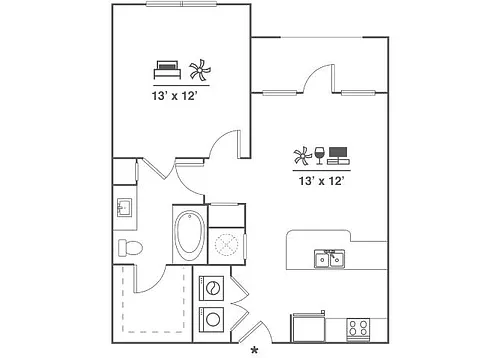 Floor plan A1