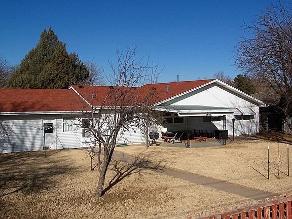 Back of home with large back