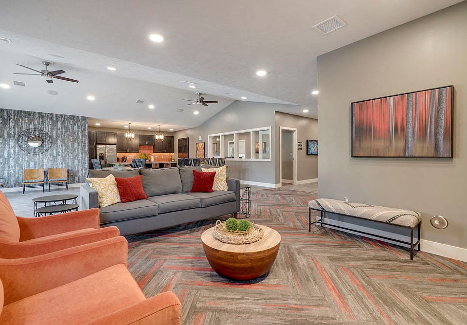 Our newly renovated clubhouse offers upscale amenities to residents.