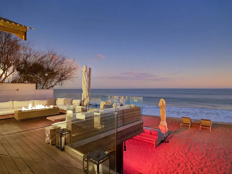 Watch amazing sunsets from the beach or deck.