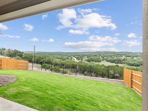 Covered Patio with Hill Country View