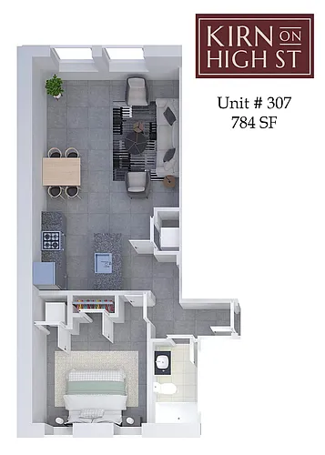 Floor plan Kirn on High Street 307