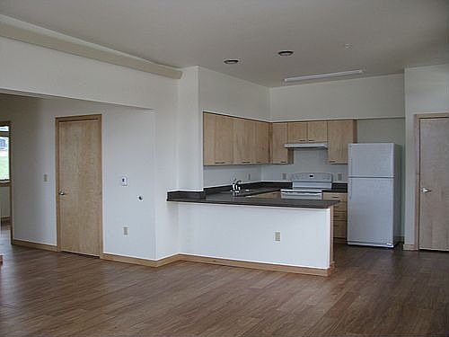 Sample living room / kitchen