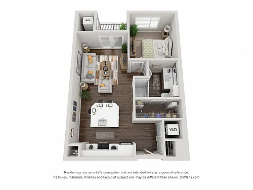 Floor plan A1 - Augusta