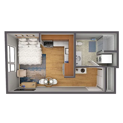 Floor plan Studio - A