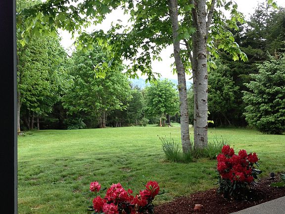 front porch garden view