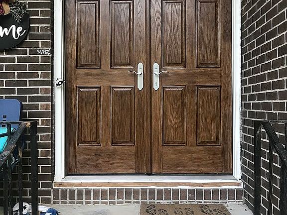 Double front door