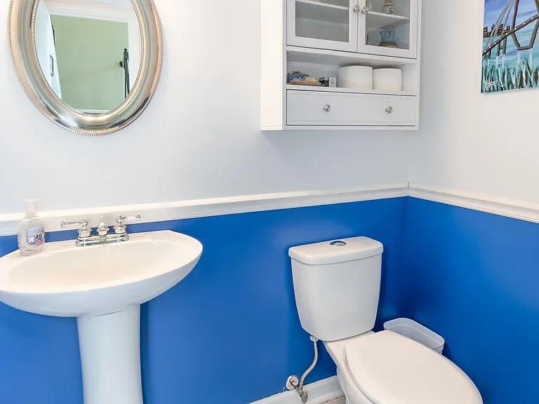 Downstairs half bath