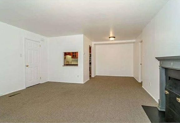Living room and dining area