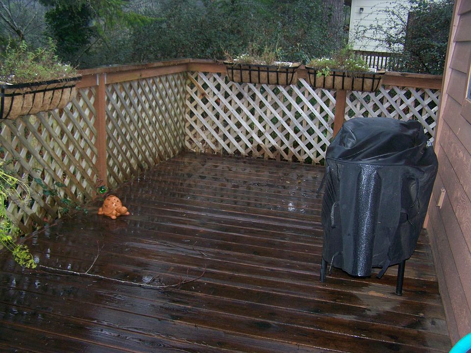 Back deck, recently rebuilt