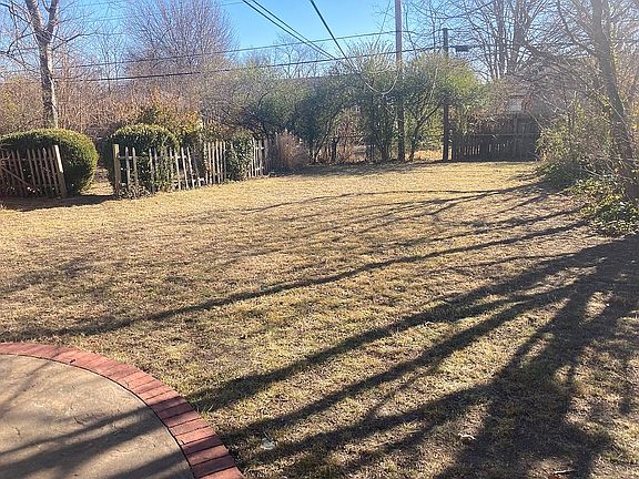 Backyard with grill area