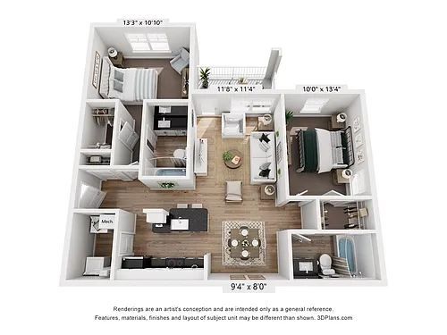 Floor plan The Magnolia