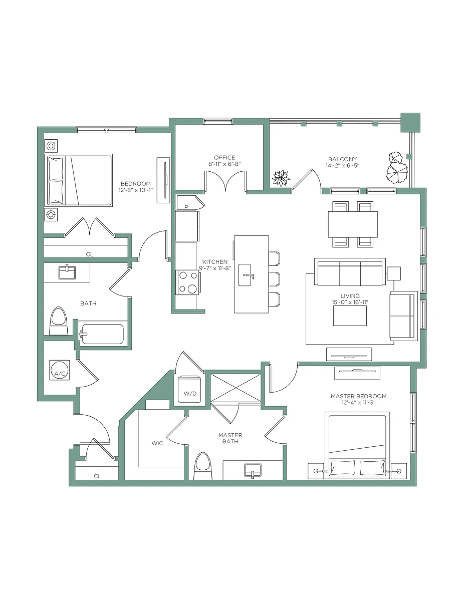 Floor plan B3
