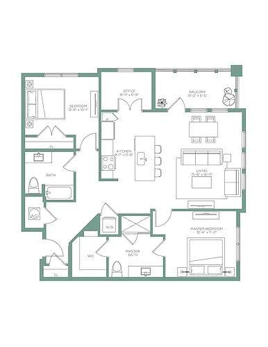 Floor plan B3