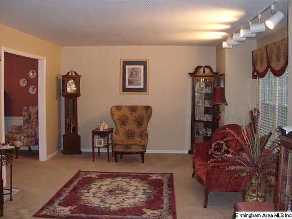 View of the living room from the foyer.