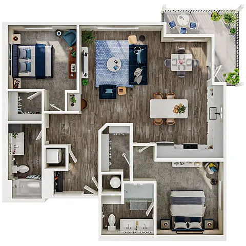 Floor plan B3
