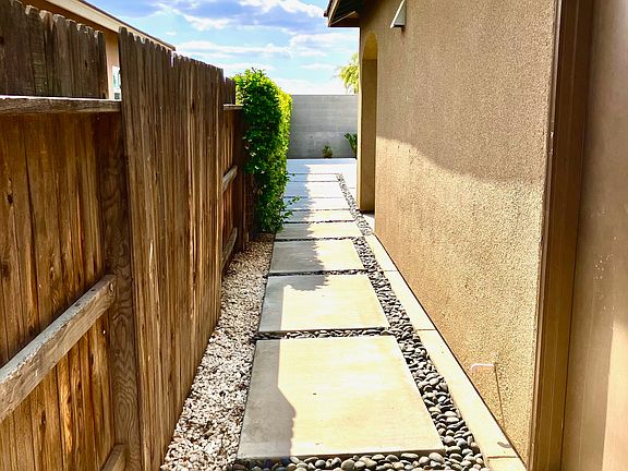 Backyard entryway