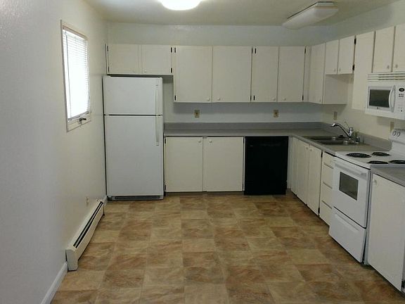 Kitchen with lots of storage.