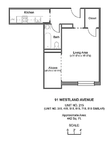 91 Westland Ave #215 Photo 1