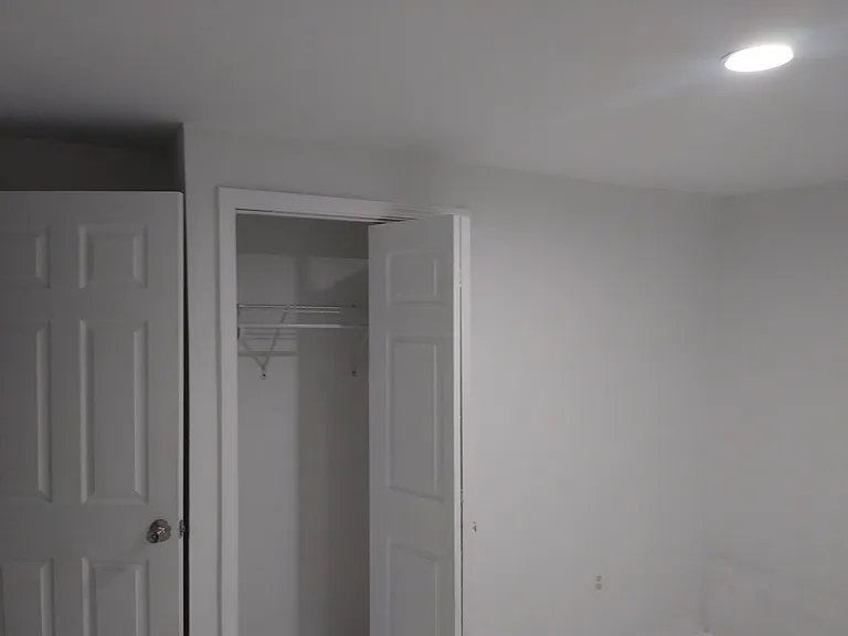 Bedroom Closet and ceiling lights