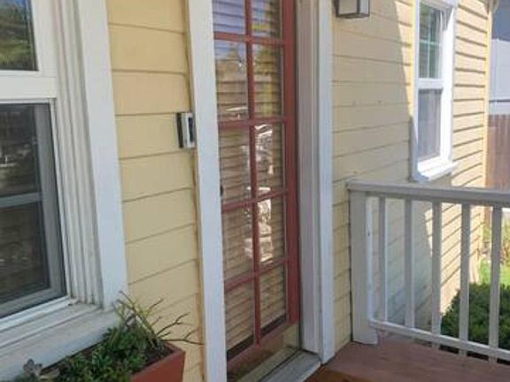 Front door with keyless entry.