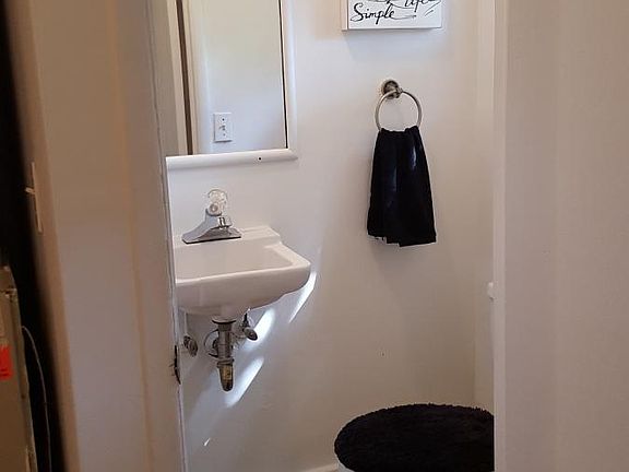 First floor half bath